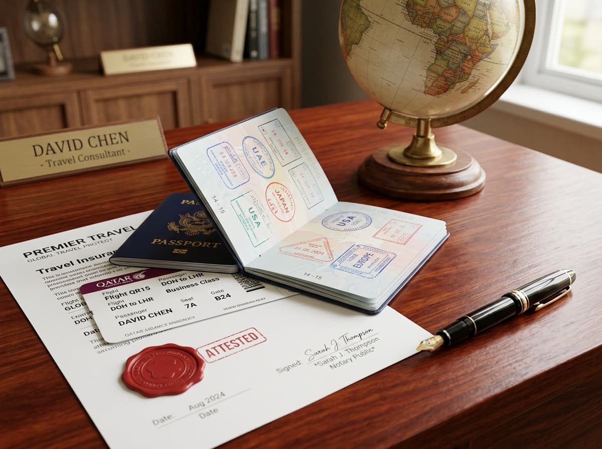Passport Visa and Certificate Attestation Documentation